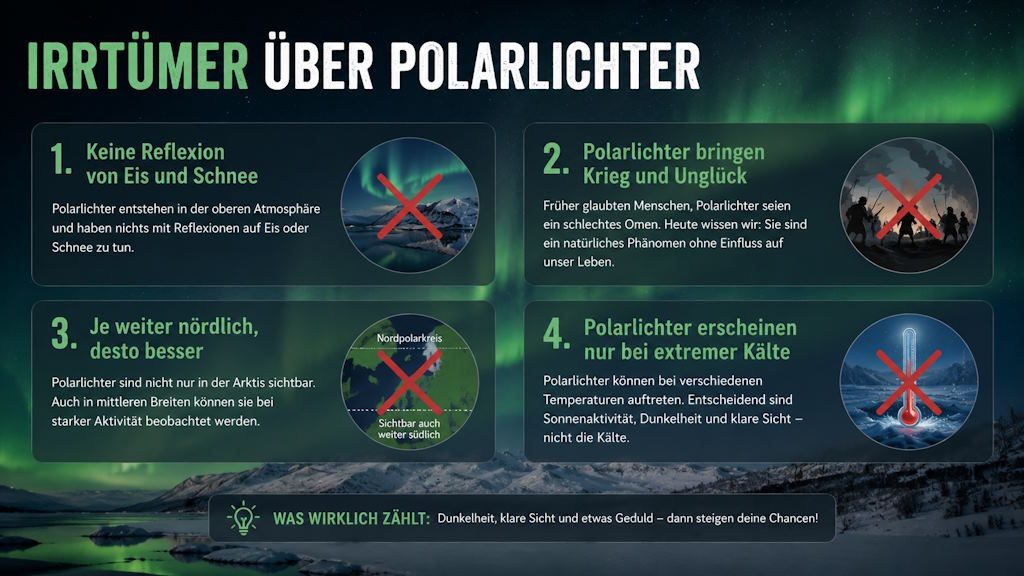 Mythen und Wahrheiten über Polarlichter