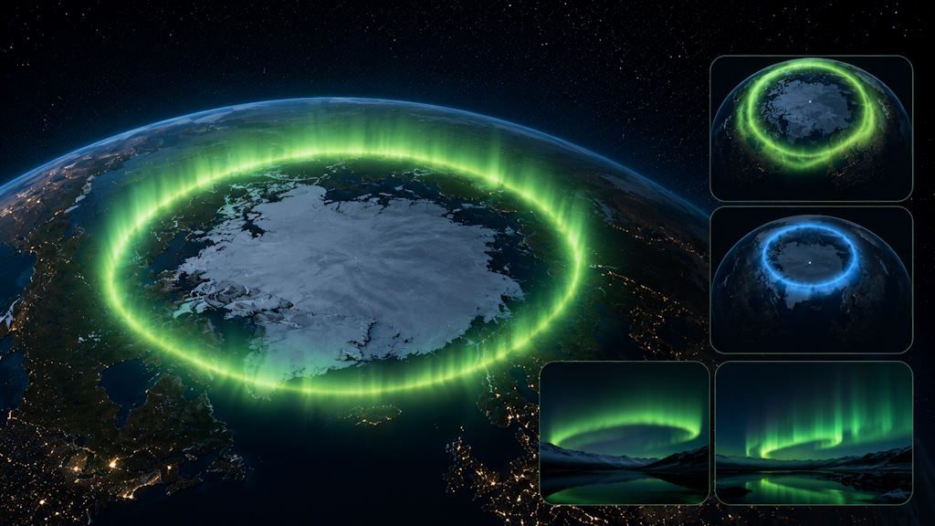 Was ist das Polarlichtoval und wo ist es?