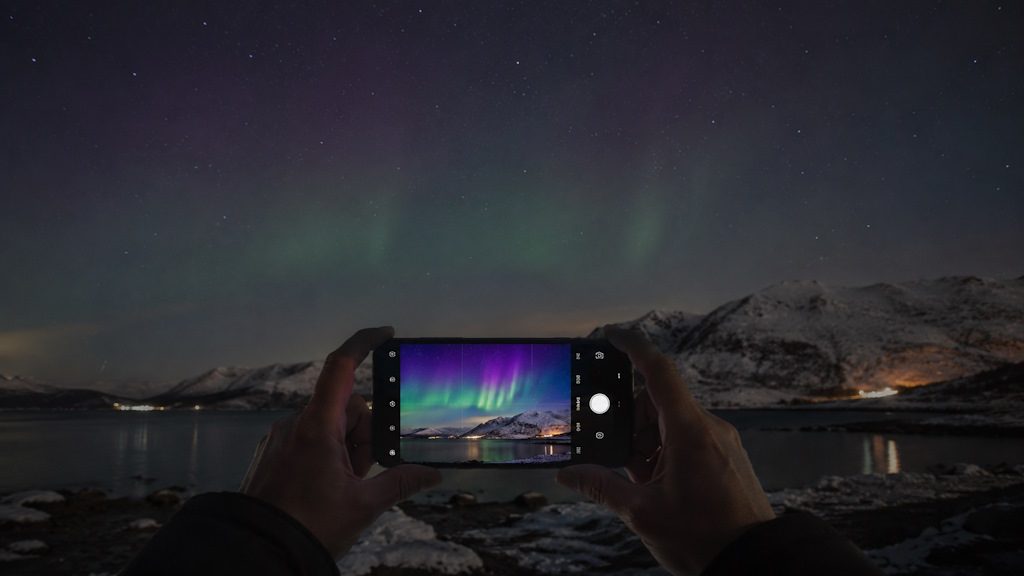 So gelingen Fotos von Polarlichtern mit dem Smartphone