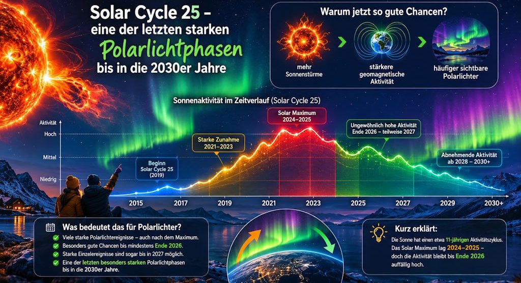 Polarlichtphasen von 2015-2030 