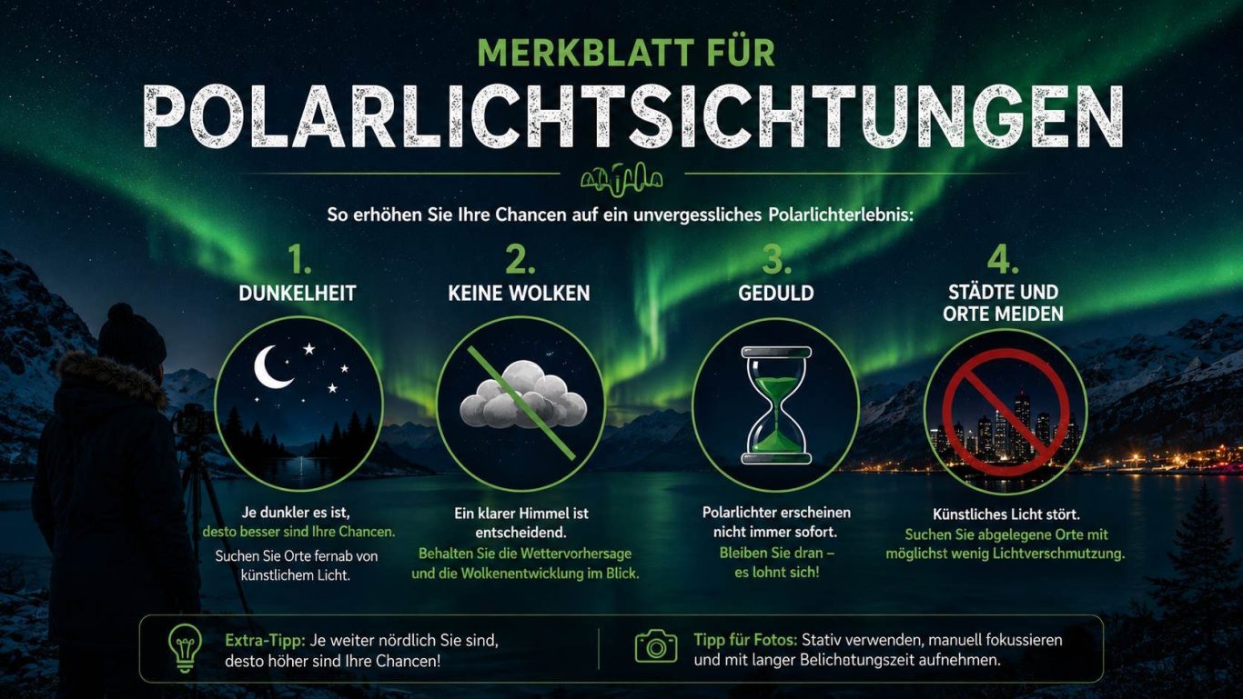 Diese 4 Punkte musst Du über Polarlichter wissen